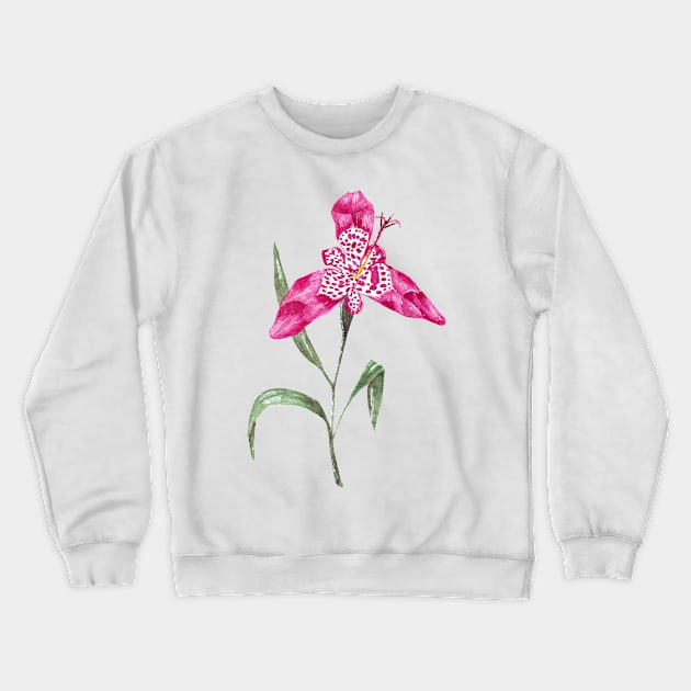 Tiger lily Crewneck Sweatshirt by nadiaham